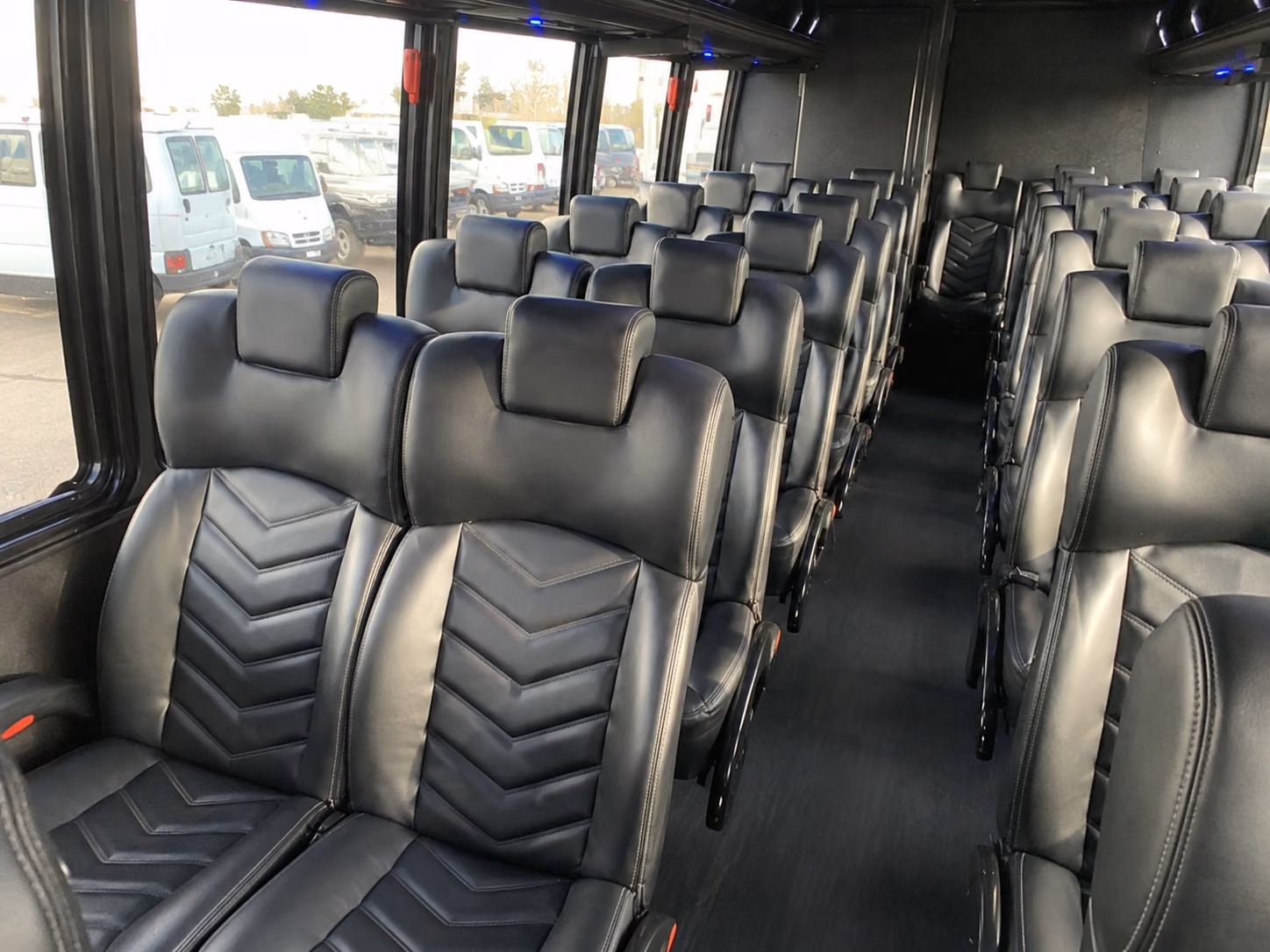 15 passenger minibus inside