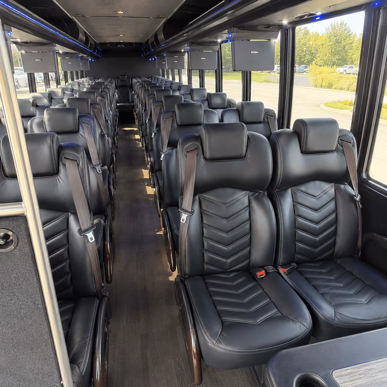35 passenger minibus interior