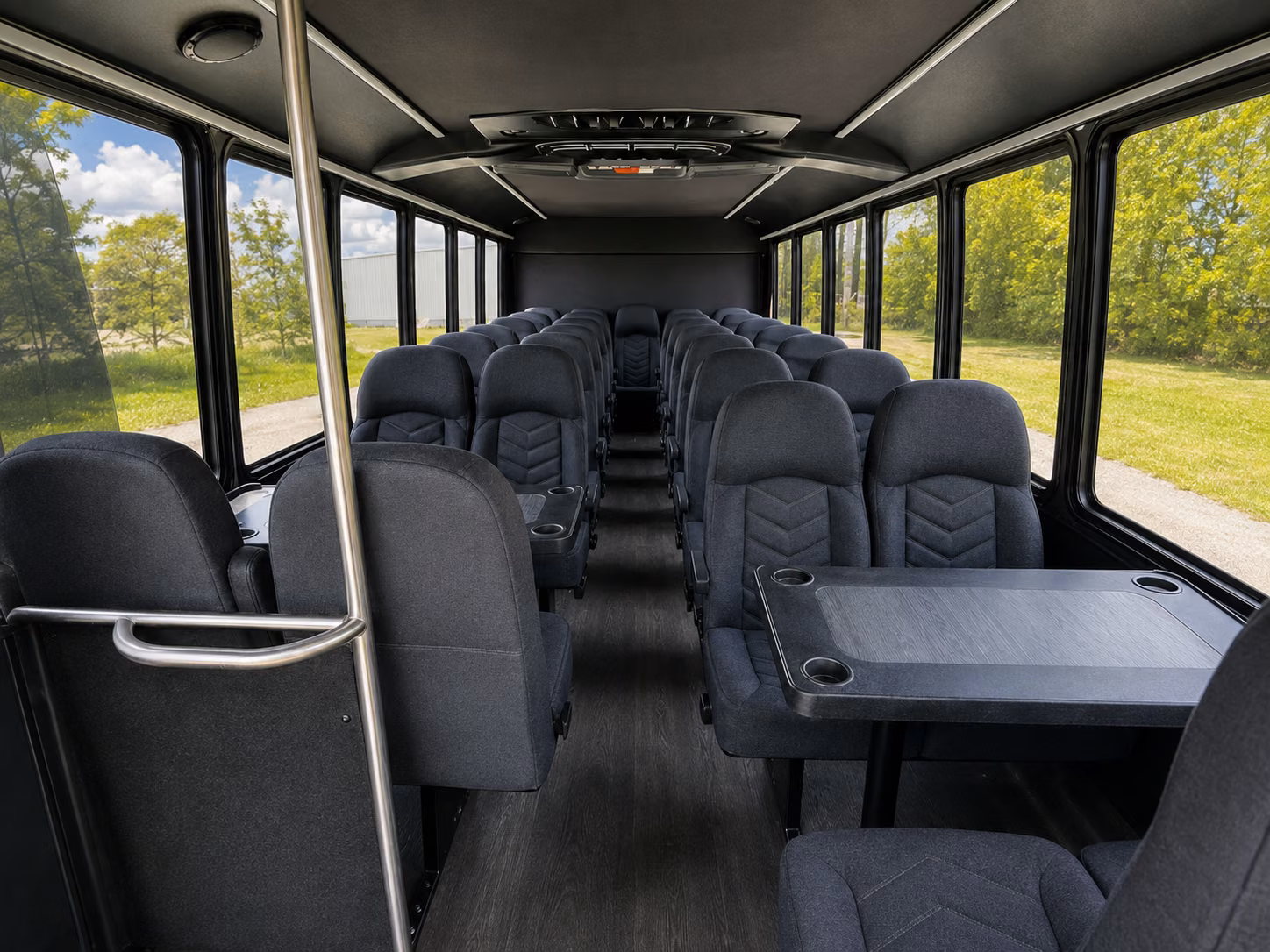 lake elsinore 18 passenger minibus inside