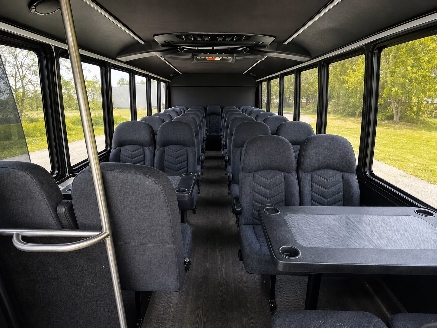 lake elsinore 18 passenger minibus interior