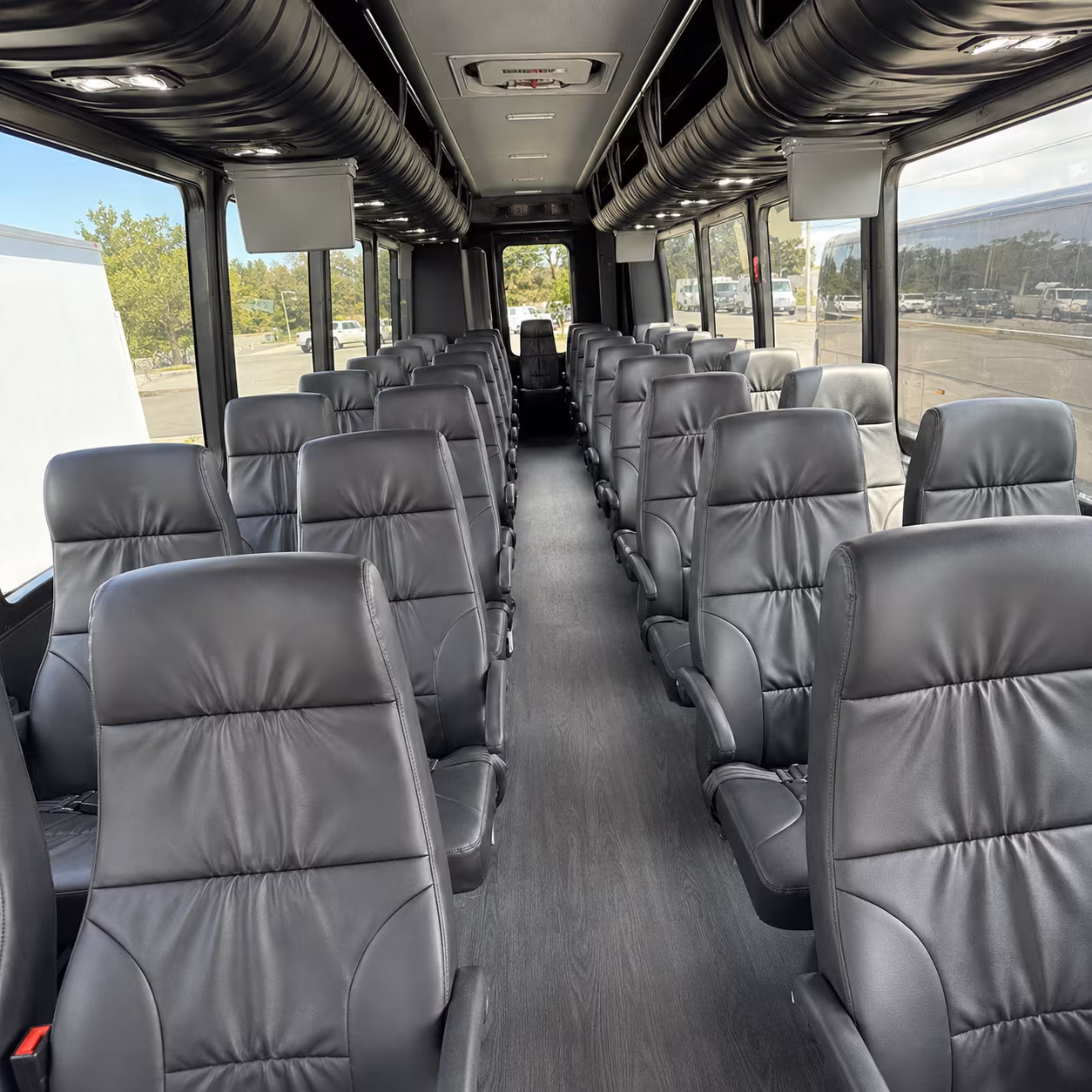 lake elsinore 25 passenger minibus interior