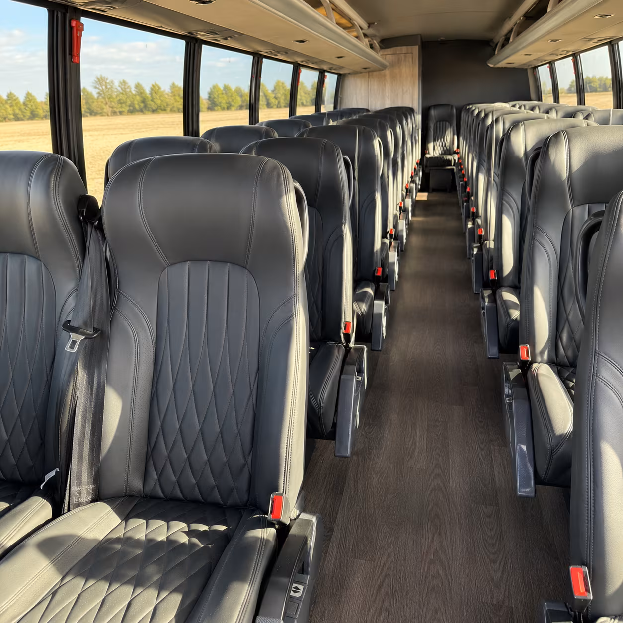 lake elsinore 30 passenger minibus interior