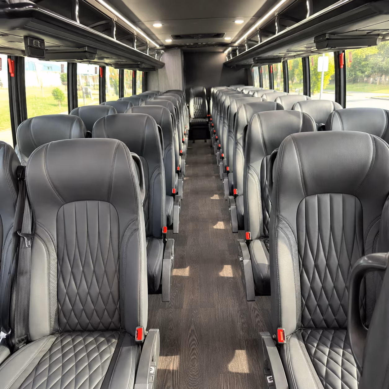 lake elsinore 35 passenger minibus inside
