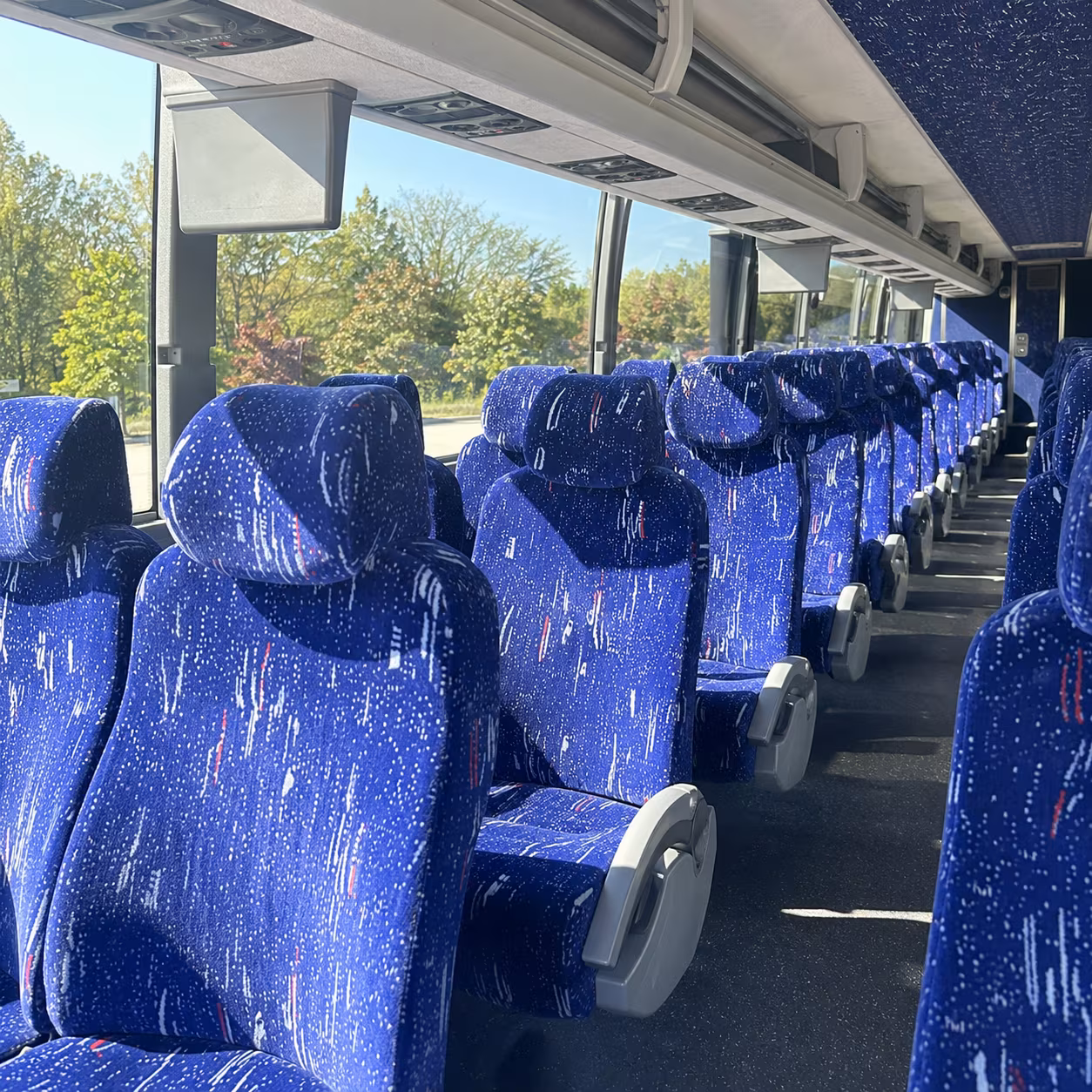 lake elsinore 56 passenger charter bus interior