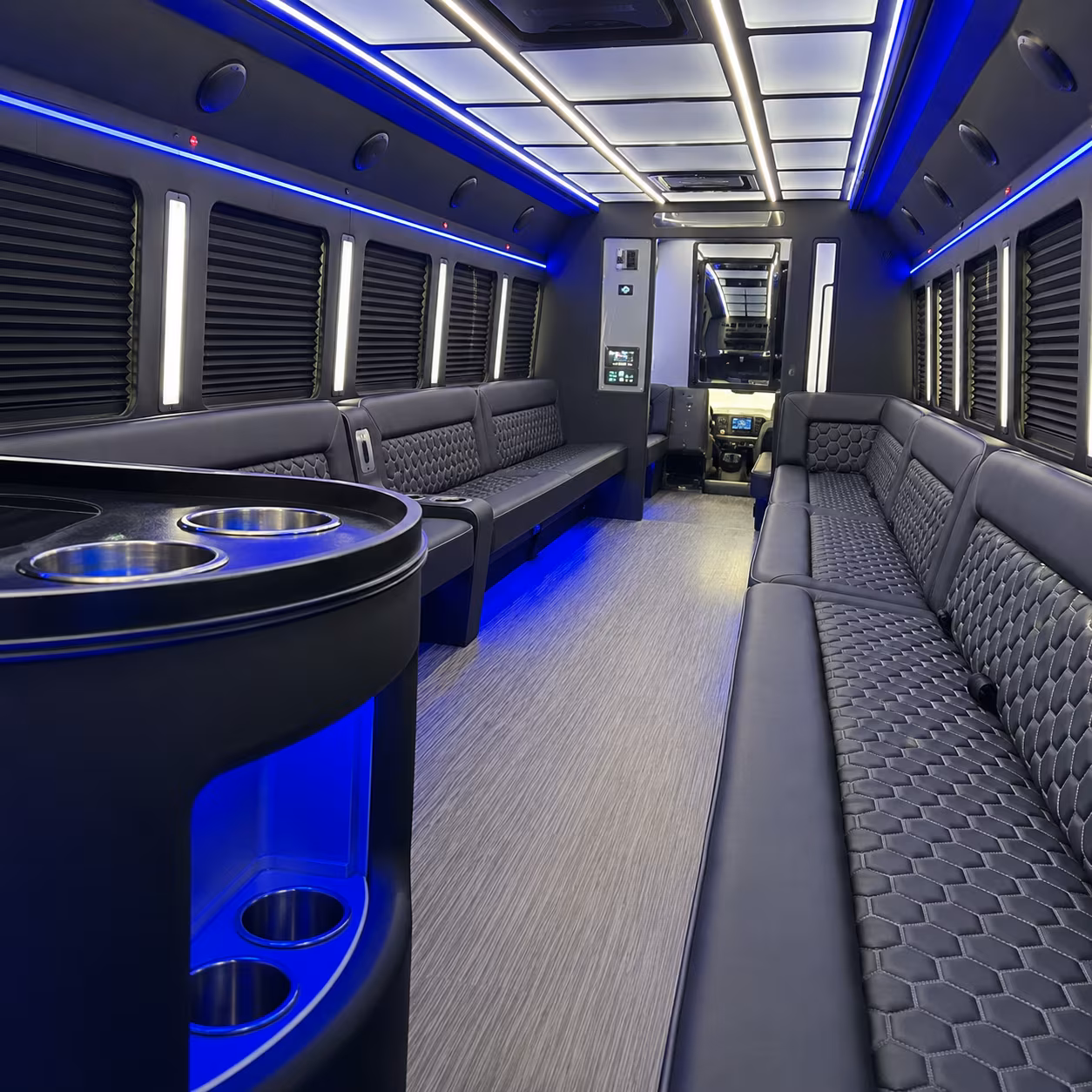lake elsinore party bus inside