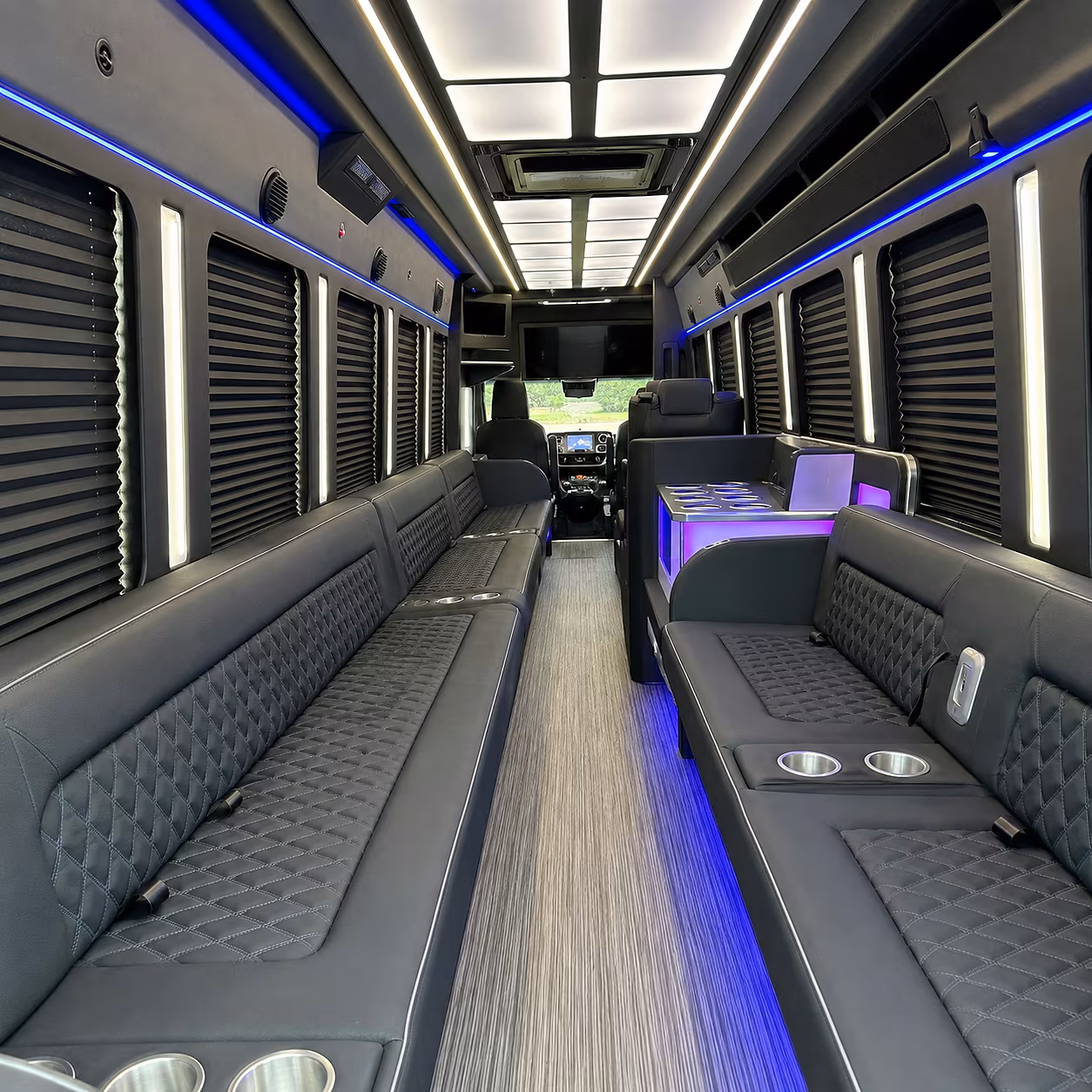lake elsinore party bus interior