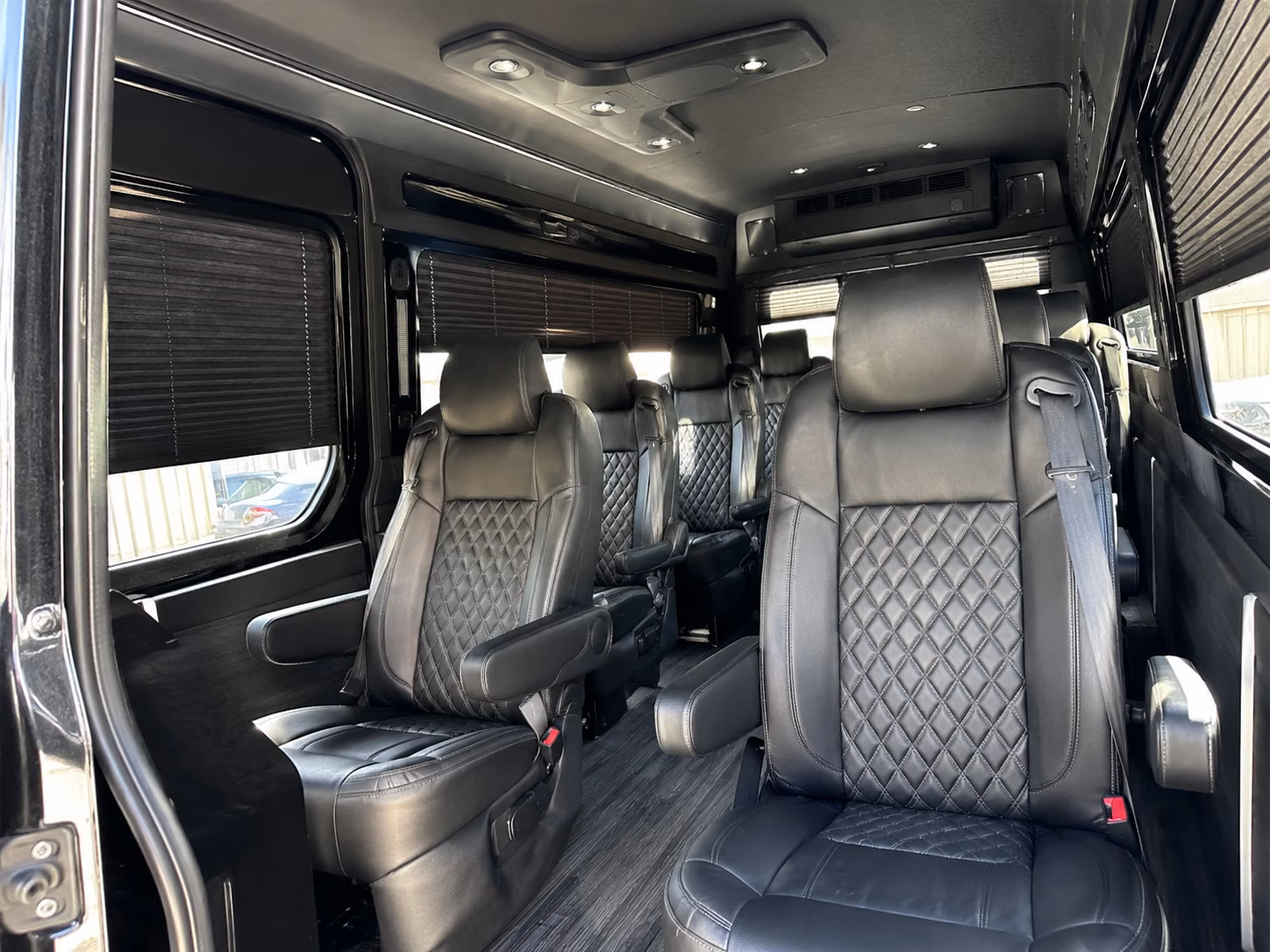 lake elsinore sprinter van with driver interior