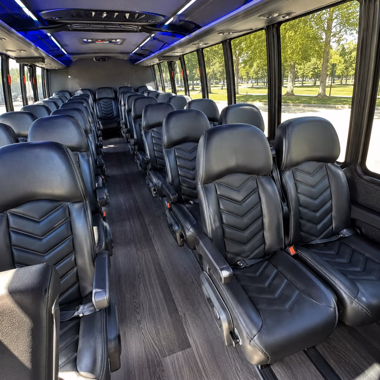 minibus rentals for wedding party arrivals and photo stops